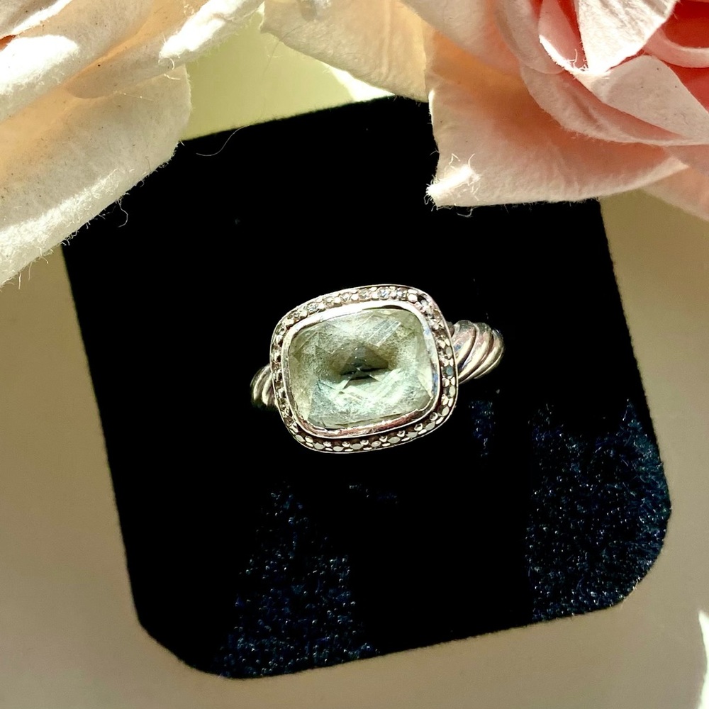 David Yurman Noblesse Topaz/Diamond ring